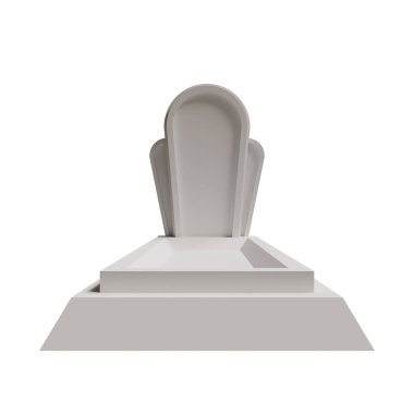 3B Render Elementi ile 18 Cadılar Bayramı Mezarı