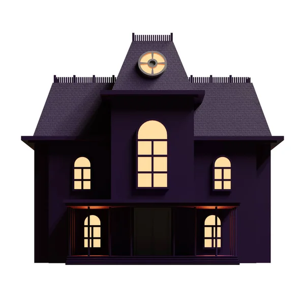 Spooky House Render Elemento — Foto de Stock