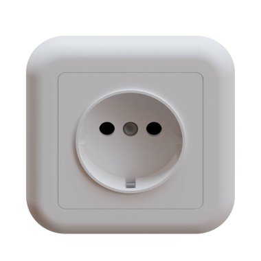 Güç Çıkış Noktası 3B Render İllüstrasyonu