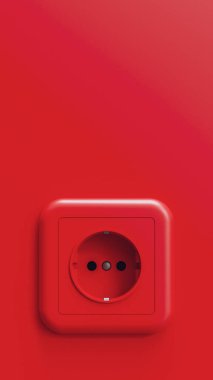 Power Outlet 3B Render Görüntü Arkaplanı