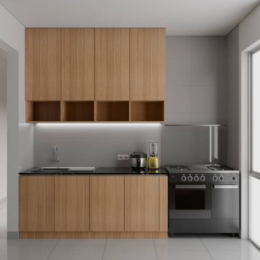 Mutfak 3d Render Design Illustration