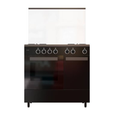 Freestanding Cooker 3D Render Design Element