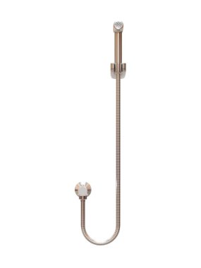 Duş spreyi 3D çizim tasarım elementi. Banyo teması için uygun.