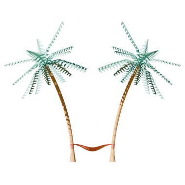 3d çizim tasarım ögesi, yaz tatili veya bayram teması için uygundur.