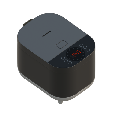 Siyah Pirinç Fırını Isometric View 3D Resim