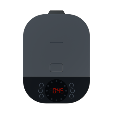 Siyah Pirinç Fırını Üst Görünümü 3D Resim