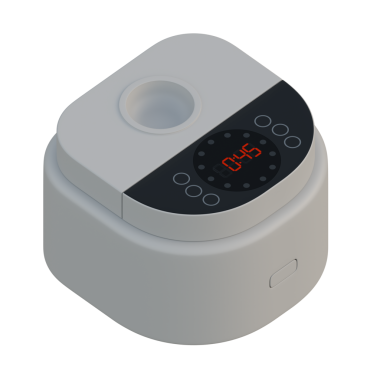 Gri Pirinç Fırını Isometric View 3D Resim