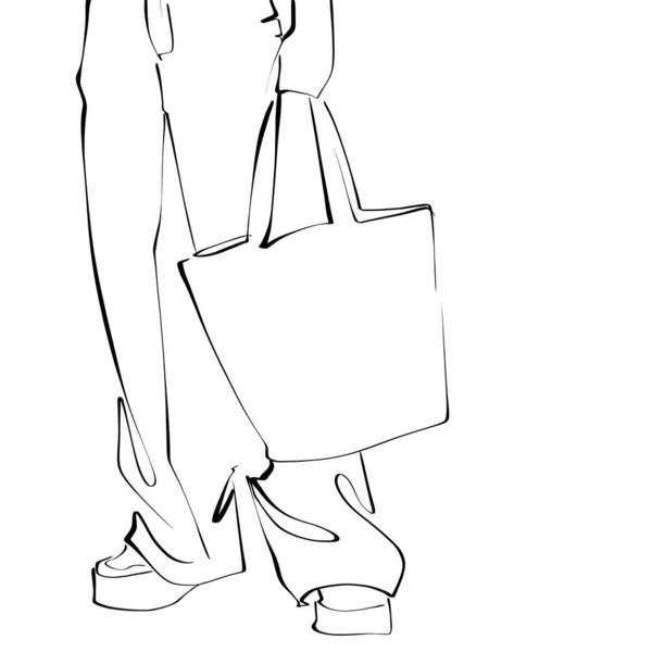 Shopping Lady Bag — Stock Photo, Image