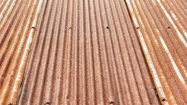 Texture of rusty galvanized metal roof sheets