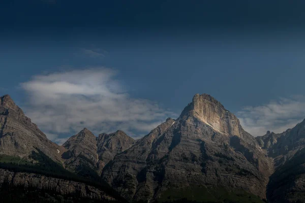 Vistas Monte Murchison Mistaya Valley Saskatchewan Crossing Banff National Park — Fotografia de Stock