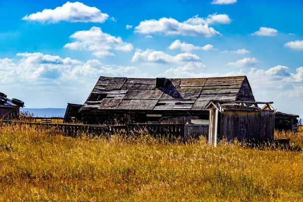 stock image The Ghost Town of Woolford, Alberta, Canada in the South of the Province