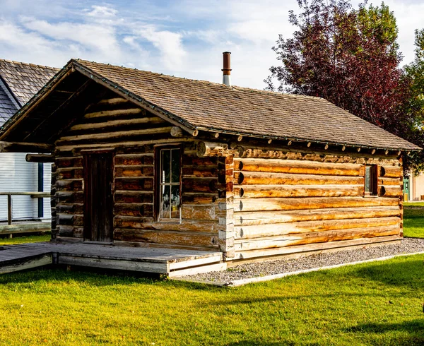 Historiska Byggnader Staden Claresholm Willow Creek Alberta Kanada — Stockfoto