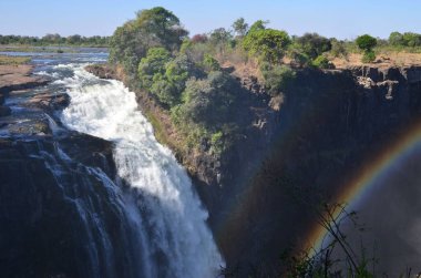 Victoria Şelalesinin güzel manzarası, Zimbabwe