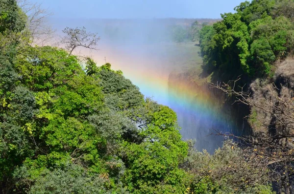 Прекрасный Вид Водопад Виктория Зимбабве — стоковое фото