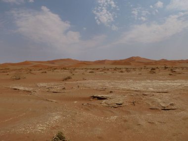 Sossusvlei NP, Namibya 'da çöl manzarası