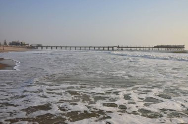 View of the large Jetty of Swakopmund, Namibia