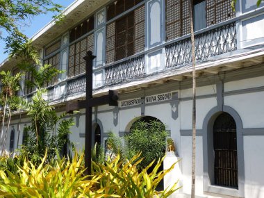 Filipinler, Vigan, Başpiskoposun sarayının güzel manzarası