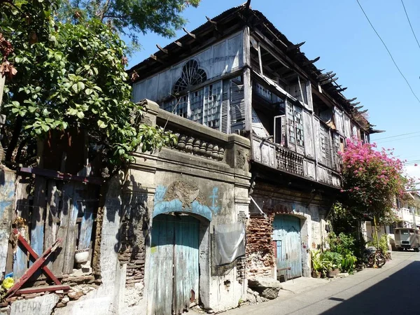 stock image Street view in Vigan, a beautiful city on Luzon island