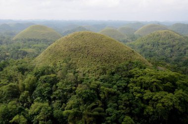 çikolata hills bohol Adası, Filipinler