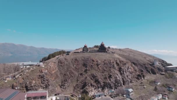 Church Christian Church Island Religion Sevan Armenia — Αρχείο Βίντεο