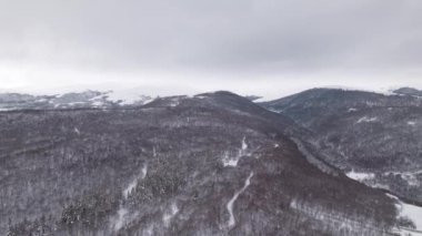 Cold Snowy Mountains in a Europe. Snowy Mountains. Winter. Armenia. 