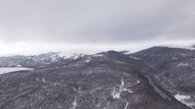 Cold Snowy Mountains in a Europe. Snowy Mountains. Winter. Armenia. 