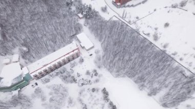 Cold Snowy Mountains in a Europe. Snowy Mountains. Winter. Armenia. 