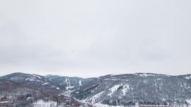 Cold Snowy Mountains in a Europe. Snowy Mountains. Winter. Armenia. 