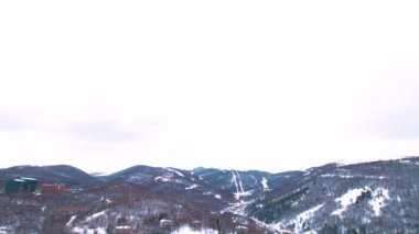 Cold Snowy Mountains in a Europe. Snowy Mountains. Winter. Armenia. 