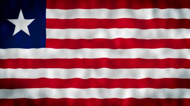 Liberya Dalgalanan Bayrağı, Liberya Bayrağı, Liberya Bayrağı Dalgalanan Resim, Liberya Bayrağı 4K.