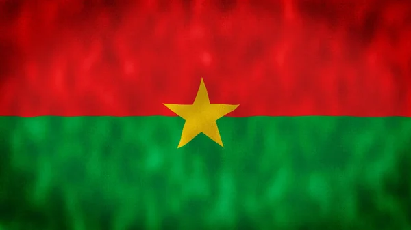 Flagga Burkina Faso Illustration Hög Kvalitet Upplösning Burkina Faso Viftande — Stockfoto