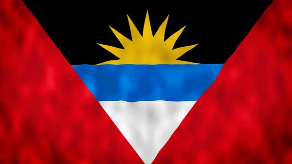 Bandera Antigua Barbuda Antigua Barbuda Bandera Sin Costura Antigua Onda —  Fotos de Stock