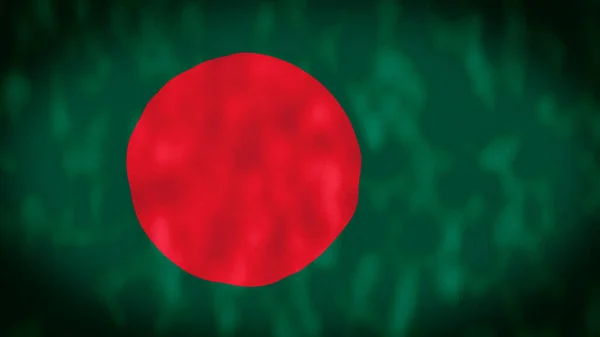 Bangladesh Bandiera Sventolante Bangladesh Bandiera Bandiera Sventolante Illustrazione Bangladesh Bandiera — Foto Stock