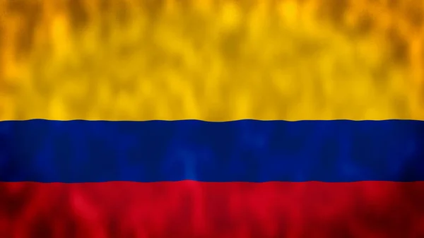 Bandeira Colômbia Ilustração Ilustração Alta Qualidade Ilustração Bandeira Colômbia — Fotografia de Stock