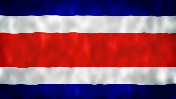 San Jos Ilustracja Kostaryki Flaga Republiki Kostaryki Ilustracja — Zdjęcie stockowe