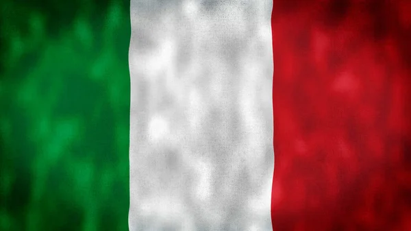 Ein Schöner Blick Auf Das Video Der Italienischen Flagge Fahnenschwenken — Stockfoto