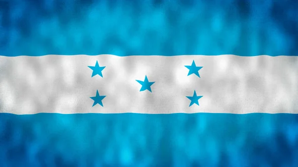 Honduras national flag video. 2D Honduras flag. Tegucigalpa, Honduras.