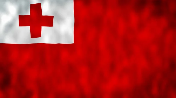 Tonga Waving Flag Illustratie Tonga Flag Vlag Van Tonga Waving — Stockfoto