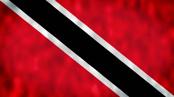 Ilustración Bandera Trinidad Tobago Signo Ilustración Trinidad Tobago Bandera Fondo —  Fotos de Stock