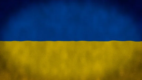 Ukraine Nationalflagge Illustration Der Ukrainischen Flagge Abbildung Der Ukraine Flagge — Stockfoto