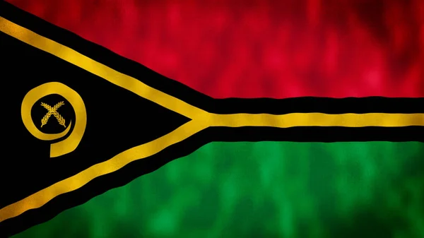 Bandera Vanuatu Ondeando Bandera Vanuatu Bandera Vanuatu Ondeando Bandera Vanuatu —  Fotos de Stock