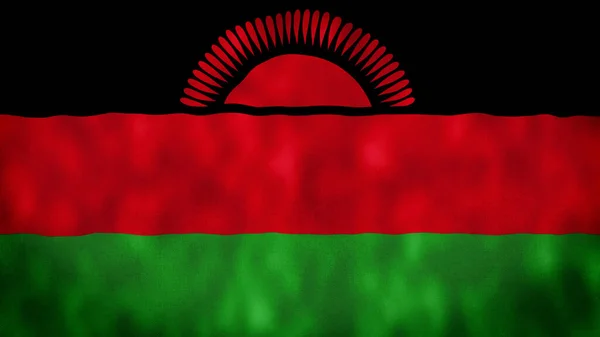 Nationell Illustration Tecken Malawi Illustration Malawi Flagga Nationell Flagga Malawi — Stockfoto