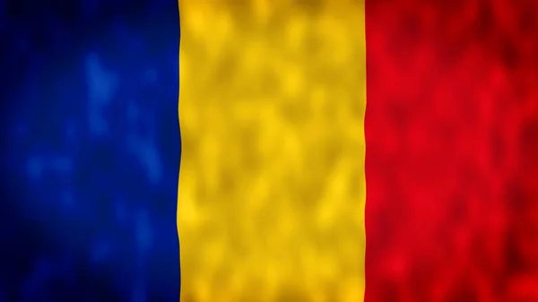 Flag Romania High Quality Resolution — Foto Stock