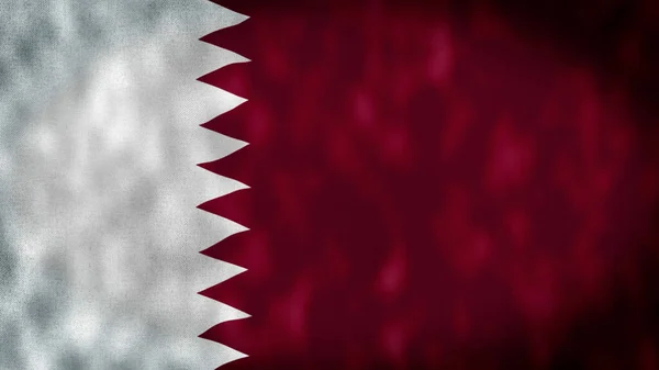 Flaga Kataru Katar Flaga Tle Doha Qatar Bliski Wschód Flaga — Zdjęcie stockowe
