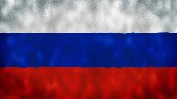 러시아 Russia Waving Flag Russia Flag Flag Russia Waving Animation — 스톡 사진