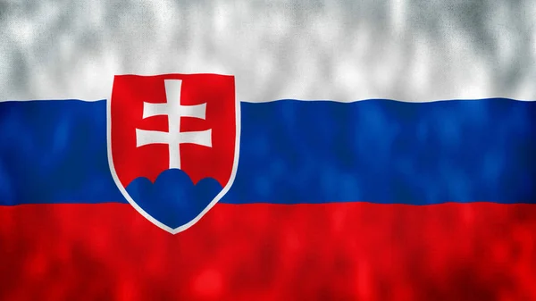 Bratysława Słowacja Flaga Narodowa Słowacji Bandera Słowacji — Zdjęcie stockowe
