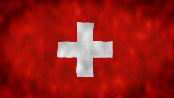 Vlag Van Zwitserland Hoge Kwaliteit Resolutie Bern Zwitserland — Stockfoto