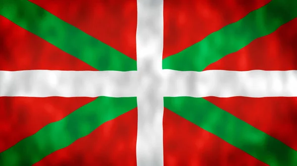 French Basque Country flag. National 3d French Basque Country flag waving illustration. French Basque Country flag HD Background illustration. French Basque Country flag illustration Closeup