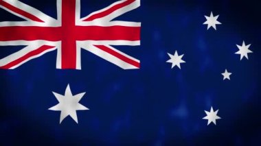 Avustralya Bayrağı illüstrasyonu. Avustralya Bayrağı Kapanıyor. Avustralya Flag Illustrasyon 4k Avustralya Arkaplan.