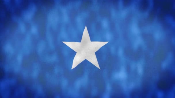 Bandiera Somalia Bandiera Somalia Bandiera Somalia Bandiera Somalia — Video Stock